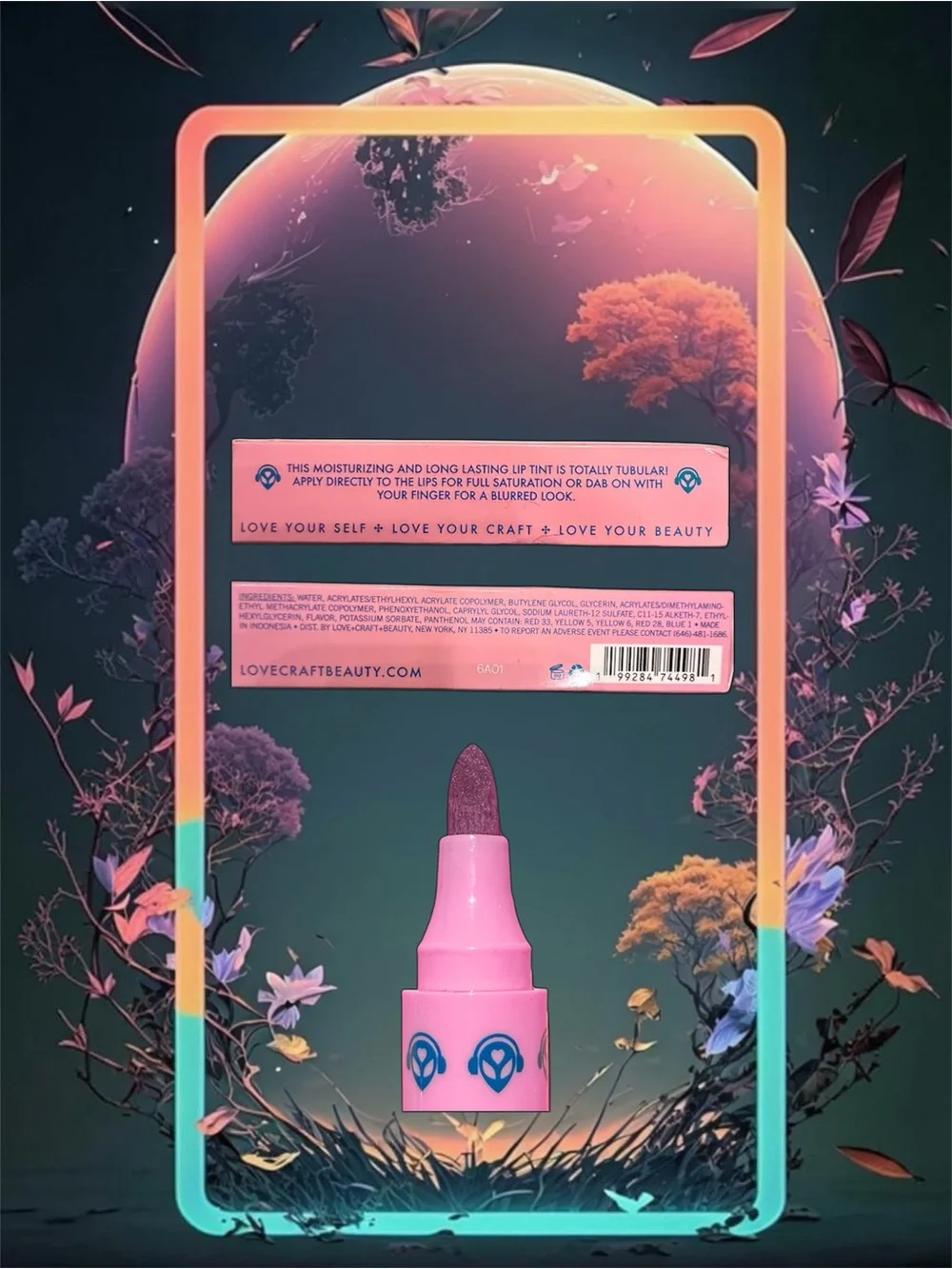 Love+Craft+Beauty Tubular Lip Tint